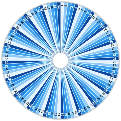 Number Spinner (1-100) Wheel