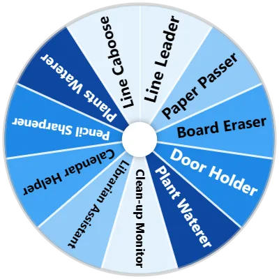 Classroom Helper Jobs Spinner