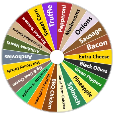Pizza Topping Spinner